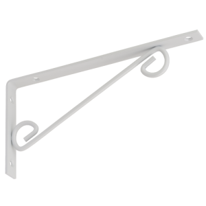 Wspornik ornamentowy prosty WOP 250x125  biały