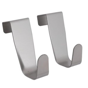 Wieszak nierdzewny do drzwi i szuflad 2,5x8,5cm- 2szt.