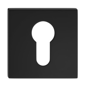 Szyld dolny kwadratowy K, FIT 6mm, na wkładkę, czarny