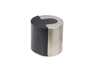 Odbojnik przykręcany walec, nikiel szczotkowany 