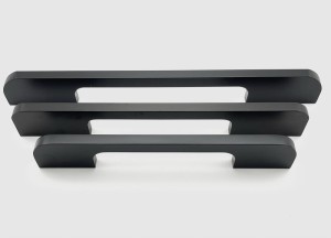 Uchwyt meblowy zaokrąglony Andras L-288, CZARNY  