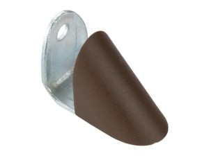 Kątownik meblowy z plastikową osłoną ciemny brąz/wenge