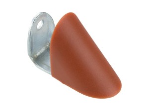 Kątownik meblowy z plastikową osłoną calwados/grusza