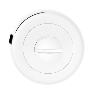 Szyld dolny okrągły R CLASSIC na WC, kolor chrom błyszczący