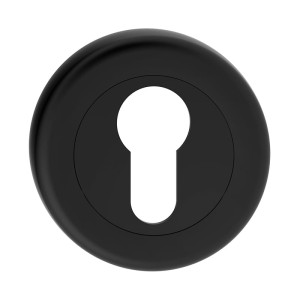 Szyld dolny okrągły R CLASSIC na wkład, kolor czarny 