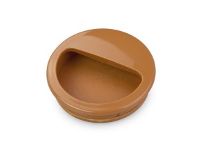 Uchwyt wpuszczany do drzwi przesuwnych MUSZELKA plastik A-618 T16 olcha