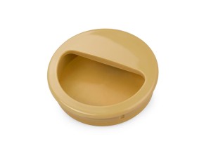 Uchwyt wpuszczany do drzwi przesuwnych MUSZELKA plastik A-618 T5 buk